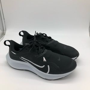 Nike Air Zoom Pegasus 37 Shield Shoes Black White CQ7935-002 Men's Multi No lid